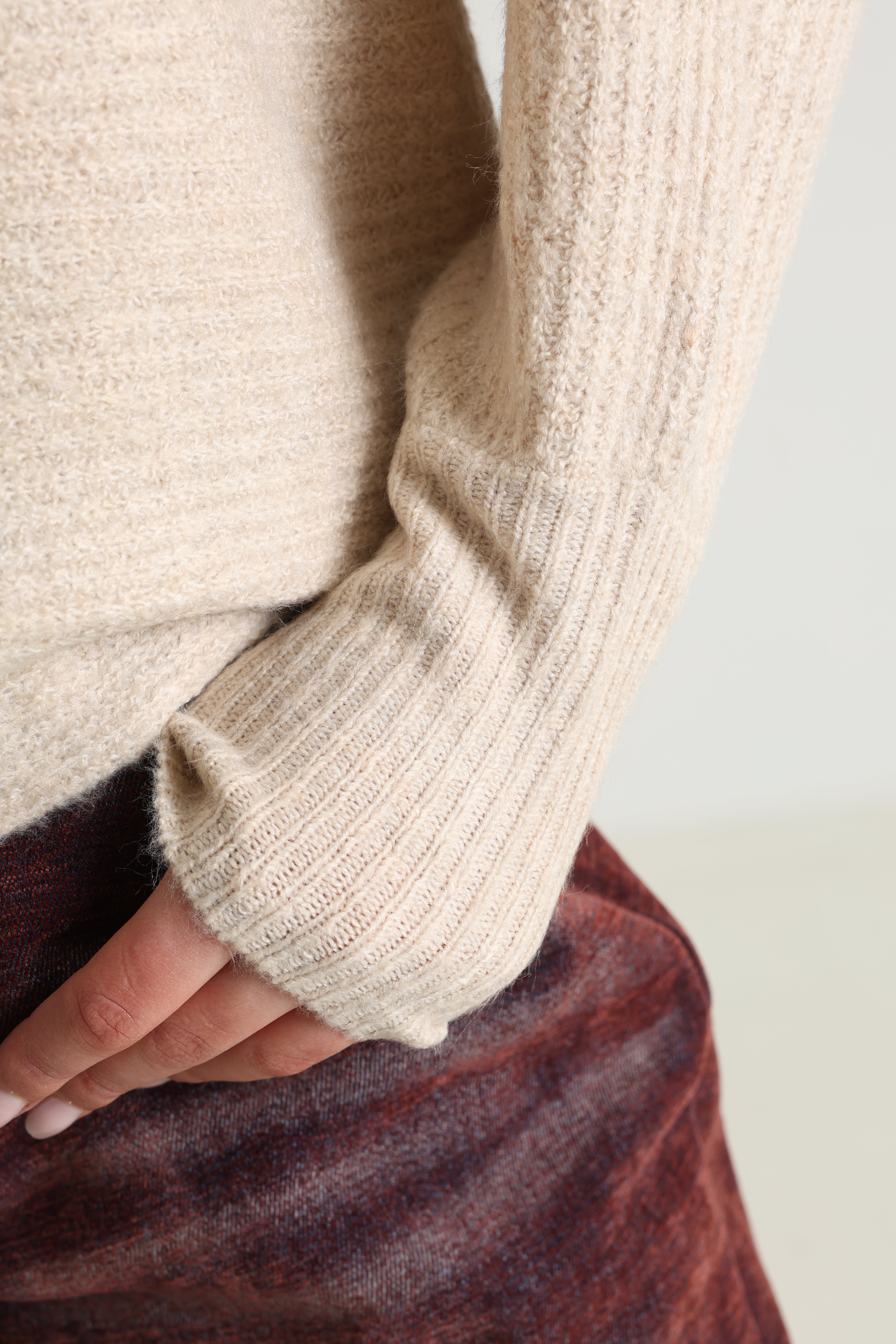ONLDANIELLA Strickpullover - Ecru Melange