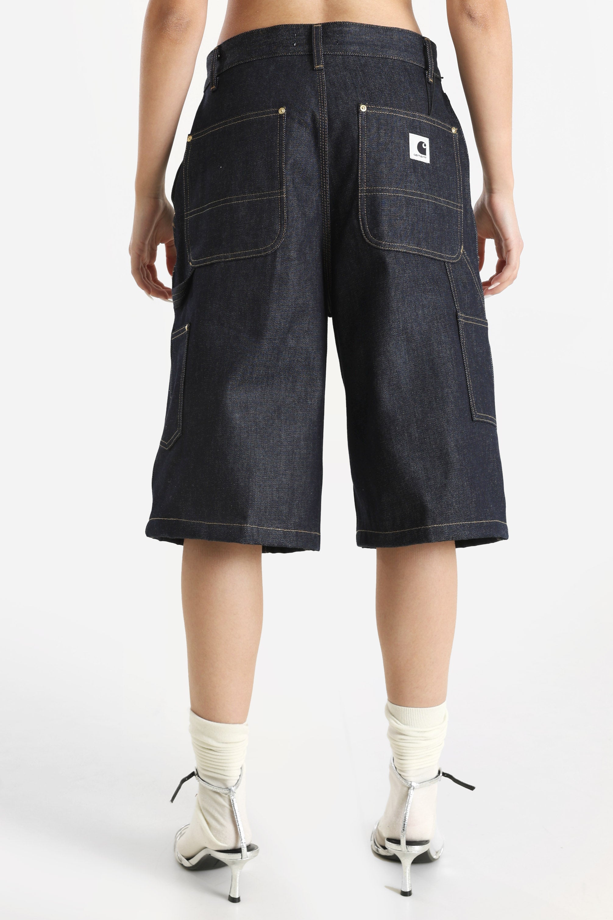 Nixon Double Knee Jeansshorts - Blue