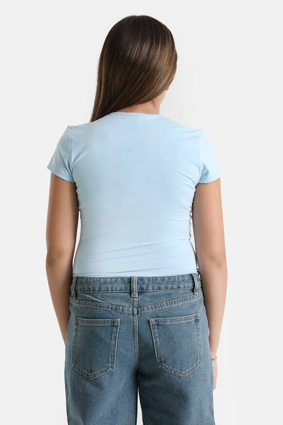 Crop T-Shirt - Hellblau