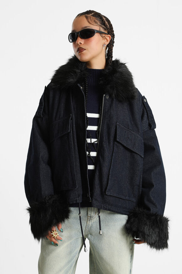 Jeansjacke - Raw Denim