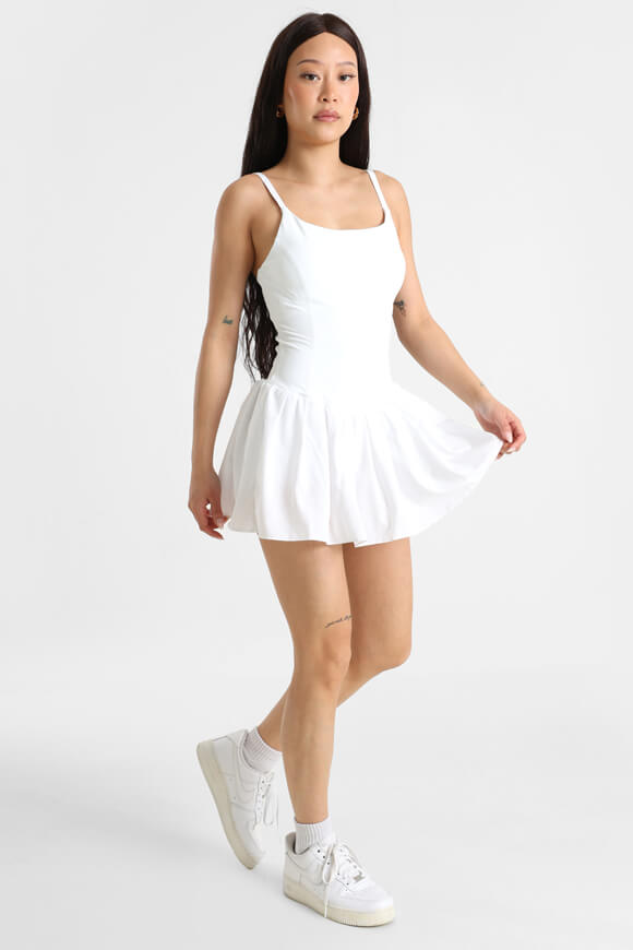 Minikleid mit Innenshorts - Weiss