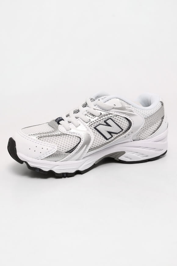 P 530 Core Kids Sneaker - White + Silver + Navy
