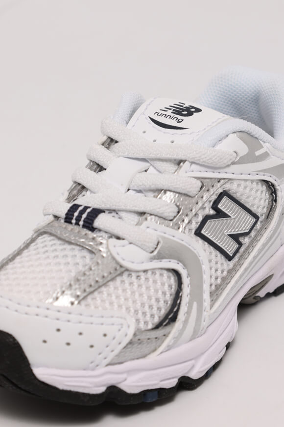 I 530 Core Baby Sneaker - White + Silver + Navy