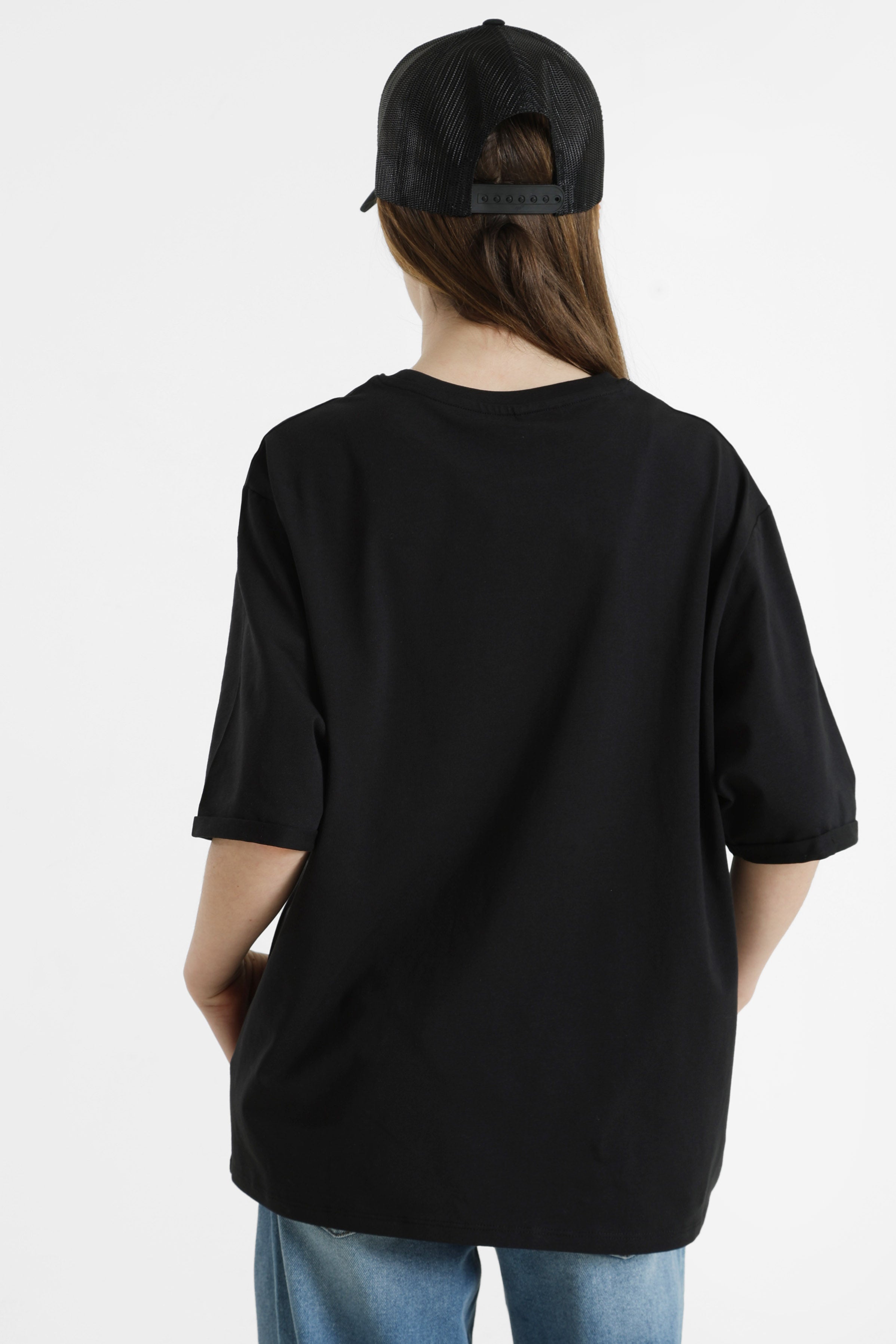 NKFFORMA Oversize T-Shirt  - Black