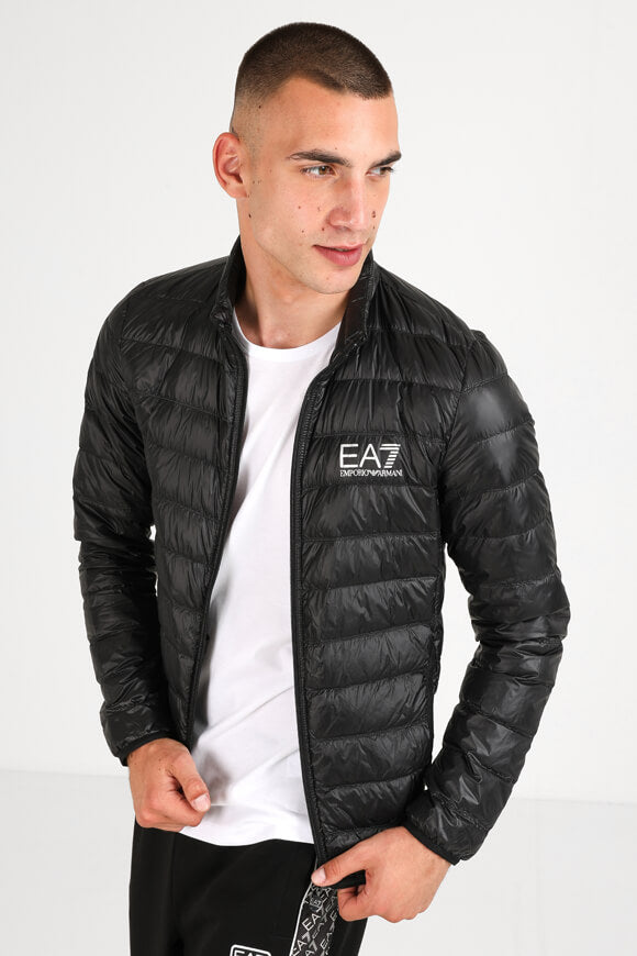 Leichte Puffer Daunenjacke - Schwarz
