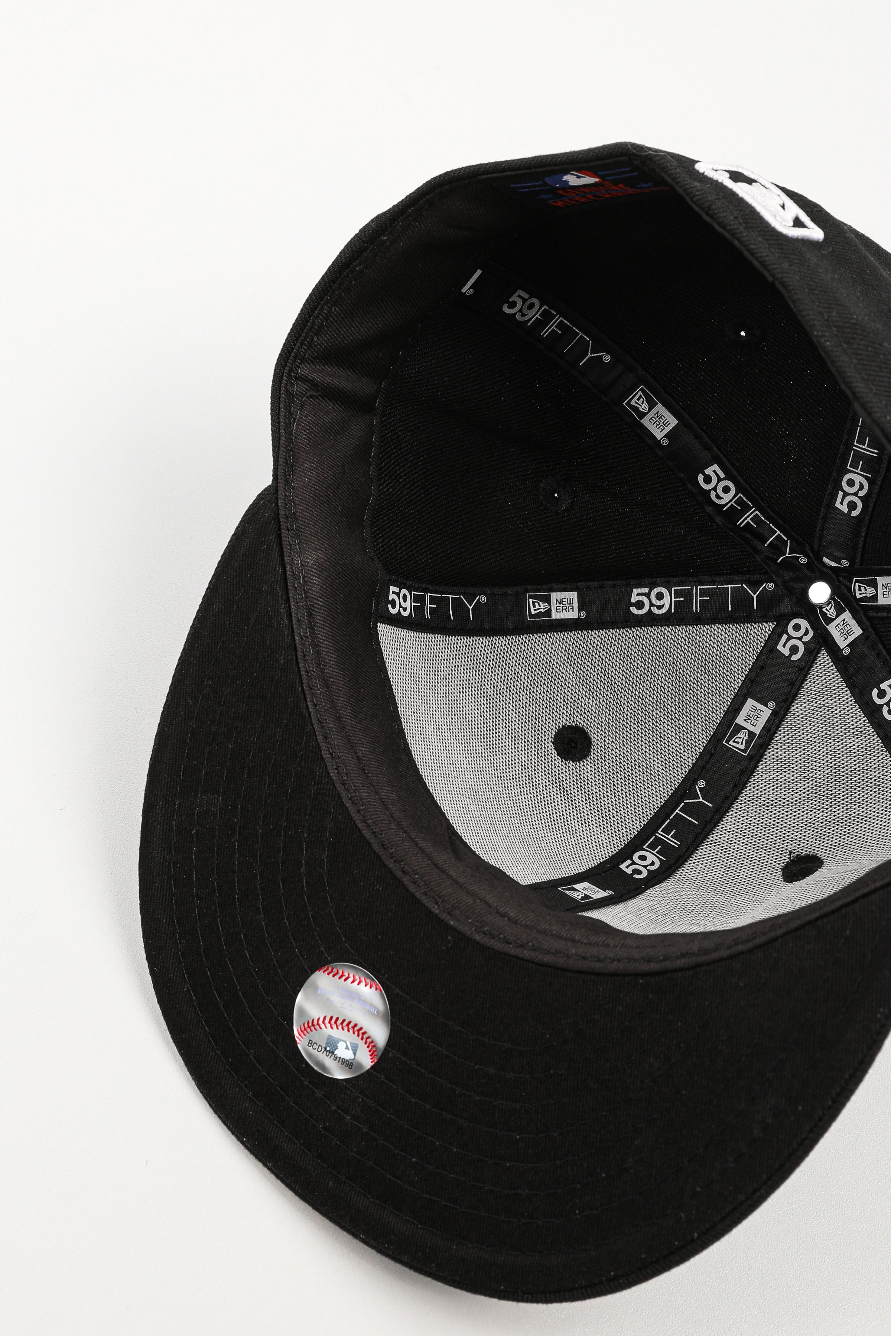 59Fifty Cap - Schwarz + Weiss