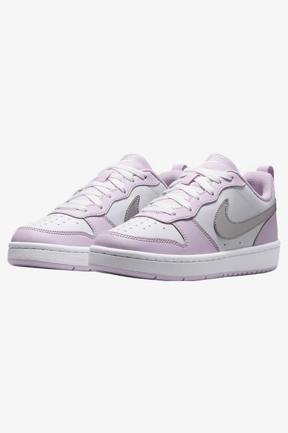 Court Borough Recraft Sneaker - Doll + Metallic Silver + White