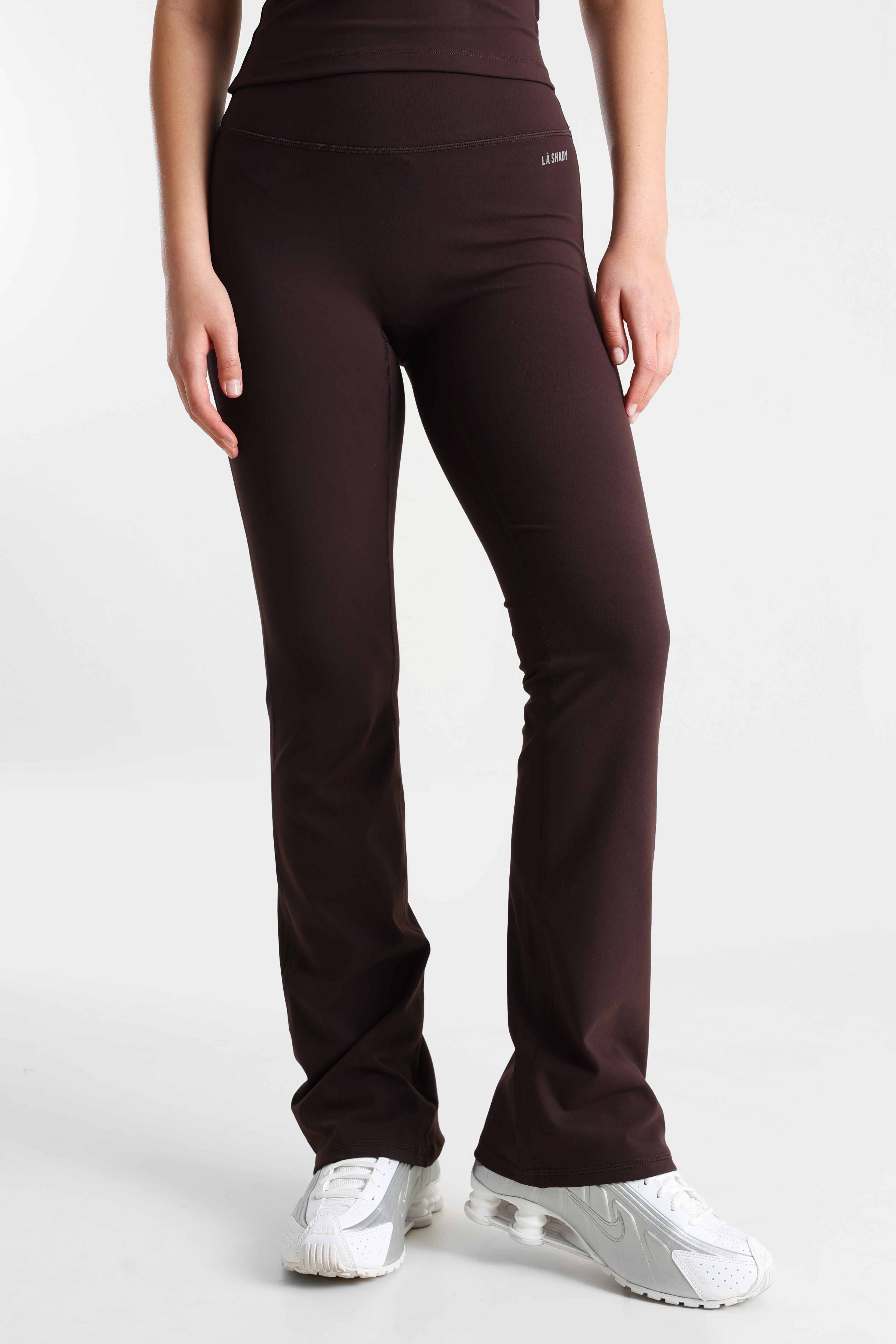 Bootcut Leggings - Dunkelbraun