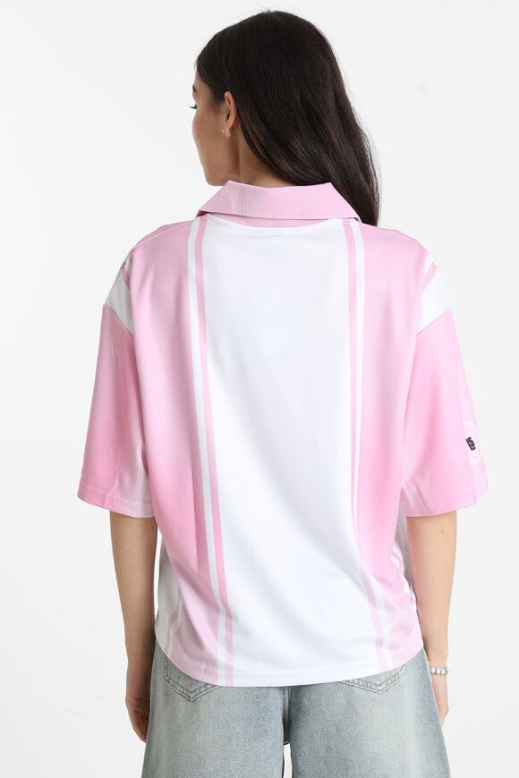 Mesh Poloshirt - Hell Pink