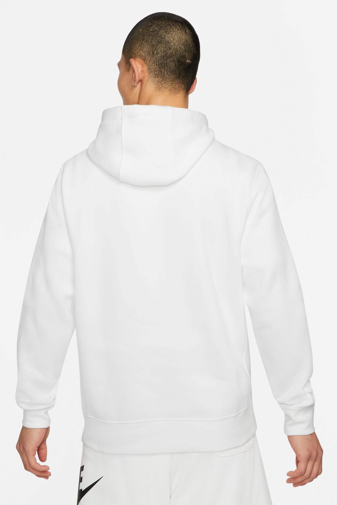 Kapuzensweatjacke - Weiss