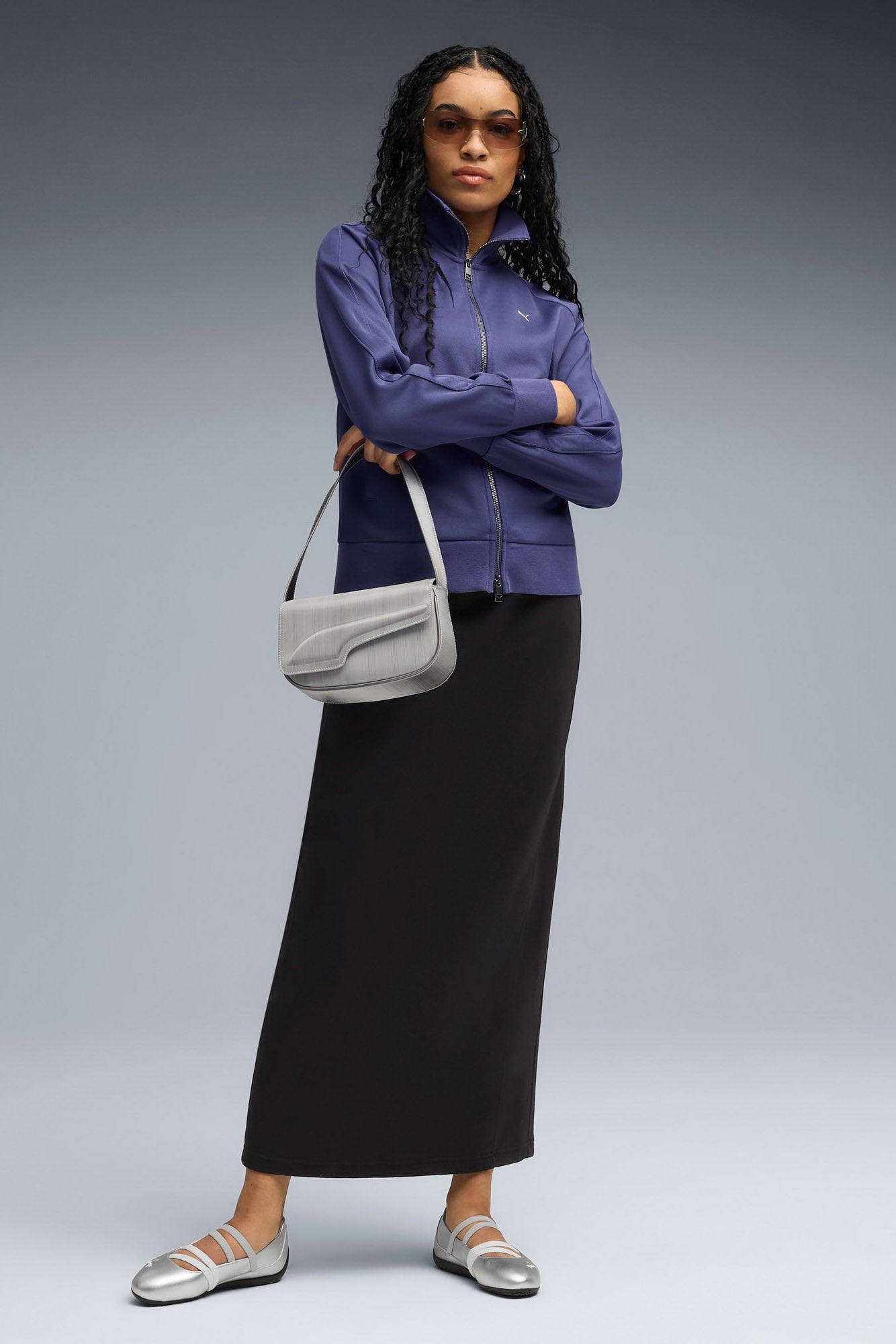 Speedcat Ballerina - Silver Metallic + White