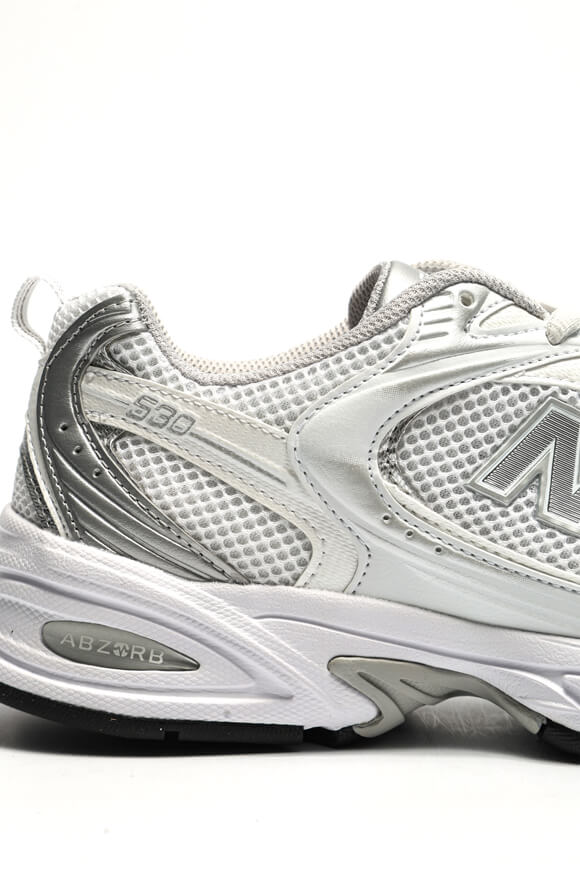 MR530 Sneaker - Weiss + Silber