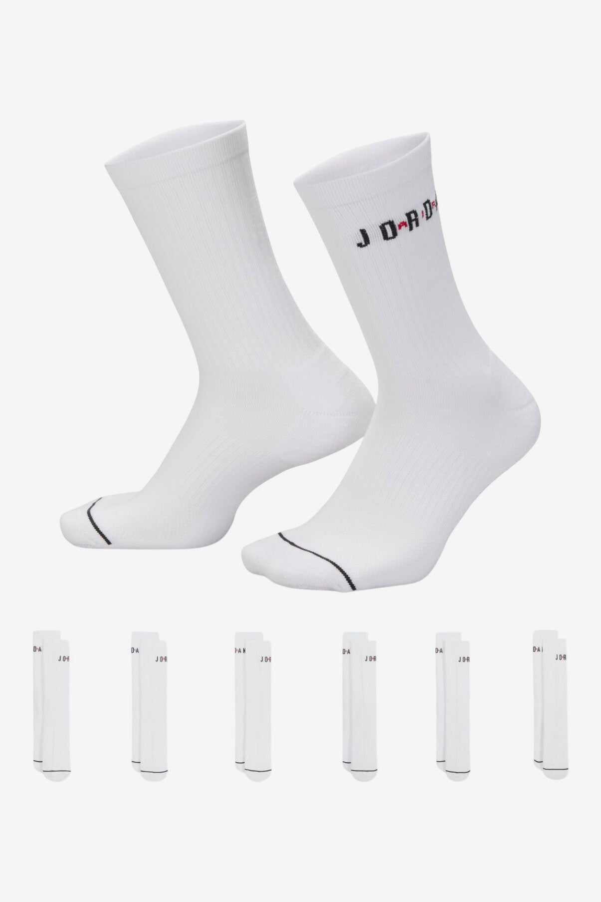 Air Sechserpack Socken - White