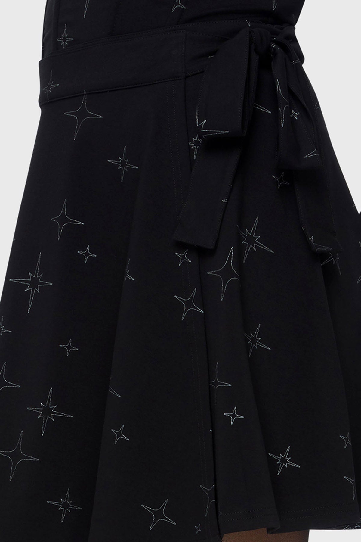 Ethereal Night Wrap Minirock - Black
