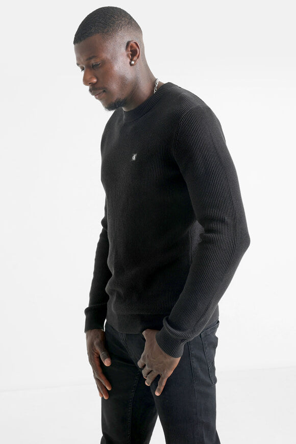 Embro Badge Strickpullover - Black
