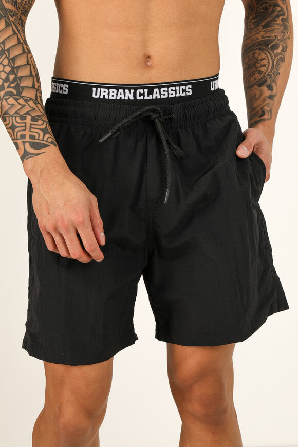 Badeshorts - Schwarz