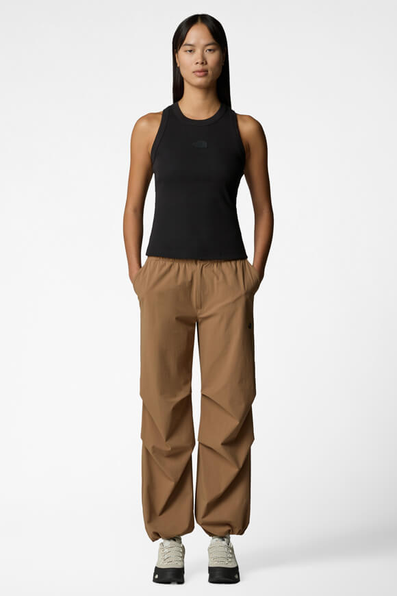 Geripptes Tanktop - Black