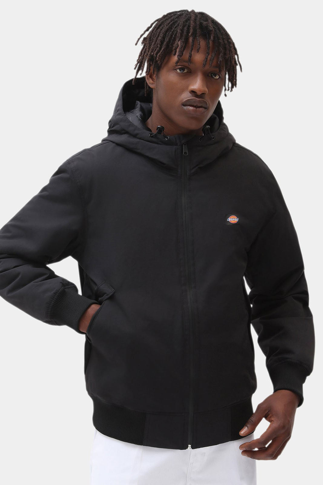 Wattierte Jacke - Black