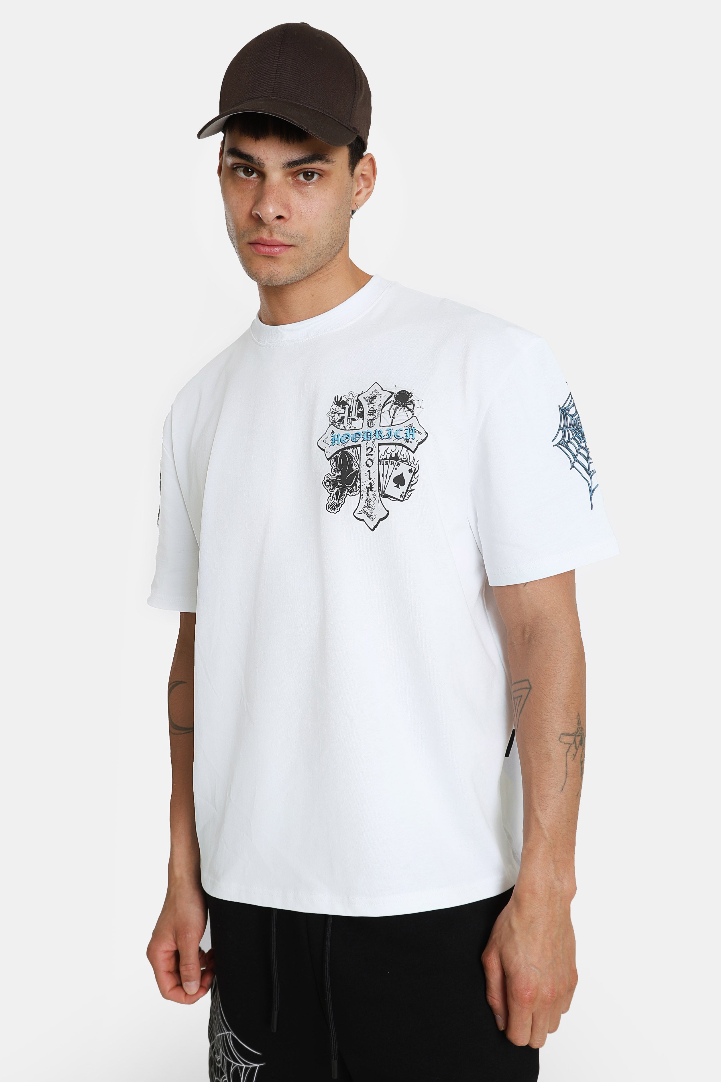 Cross Oversize T-Shirt - White