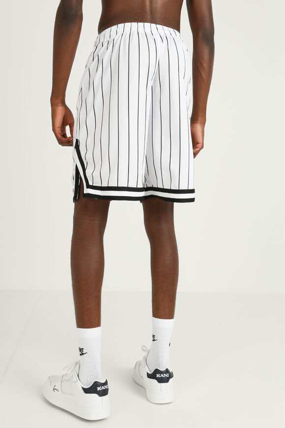 Mesh Shorts - Weiss + Schwarz