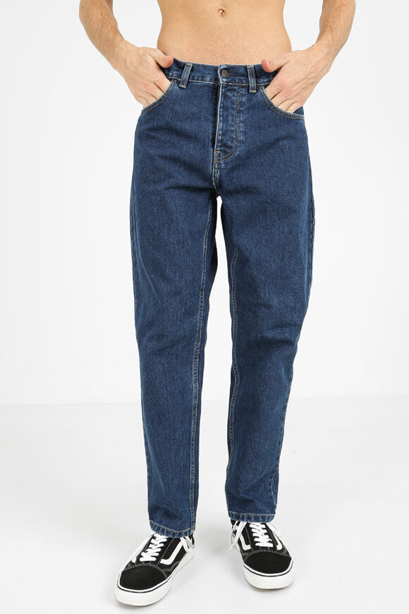 Newel Relaxed Tapered Fit Jeans - Blue Stone Washed