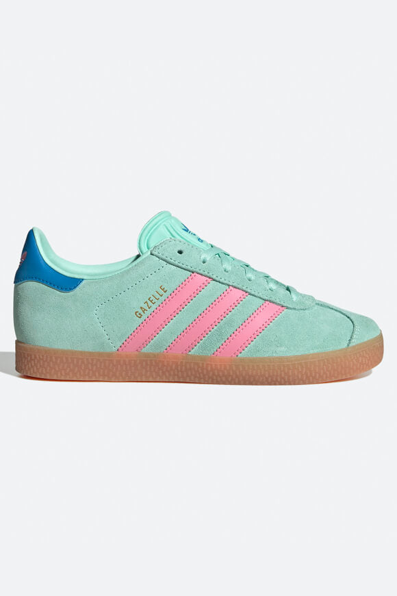 Gazelle Sneaker - Clear Mint + Bliss Pink + Bright Blue