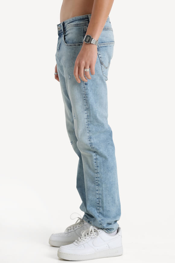 Mike Cole Tapered Fit Jeans L32 - Light Blue Denim