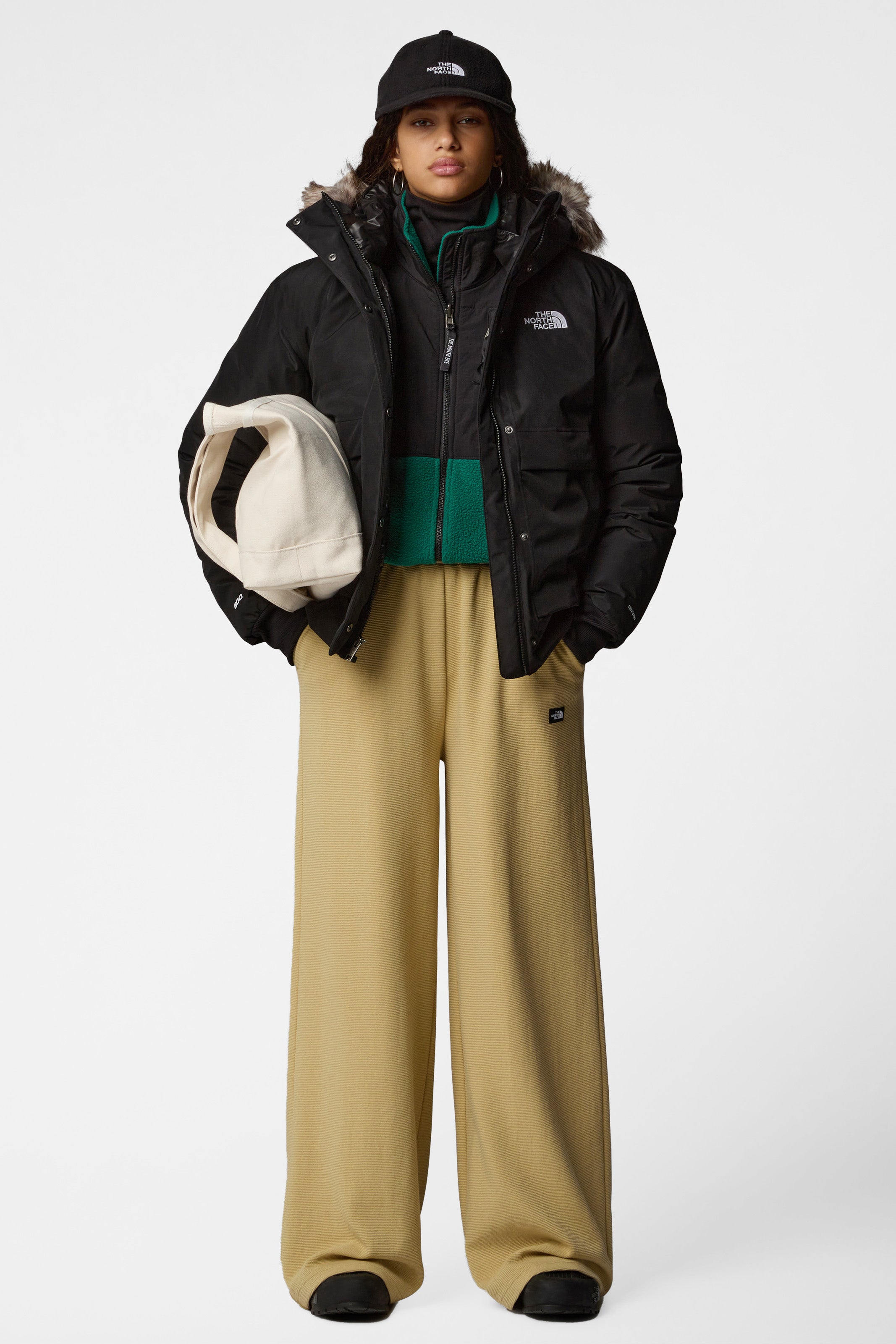 Arctic Daunen-Bomberjacke - Black