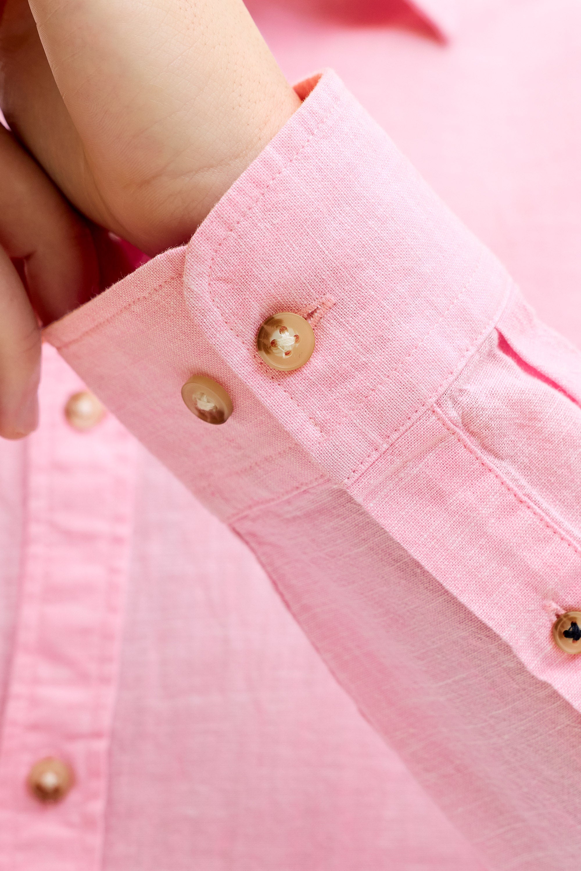 JJESUMMER Leinenhemd - Prism Pink
