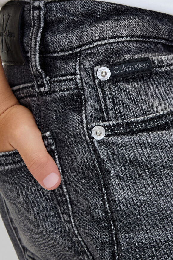 Straight Fit Jeans - Mid Grey Stone
