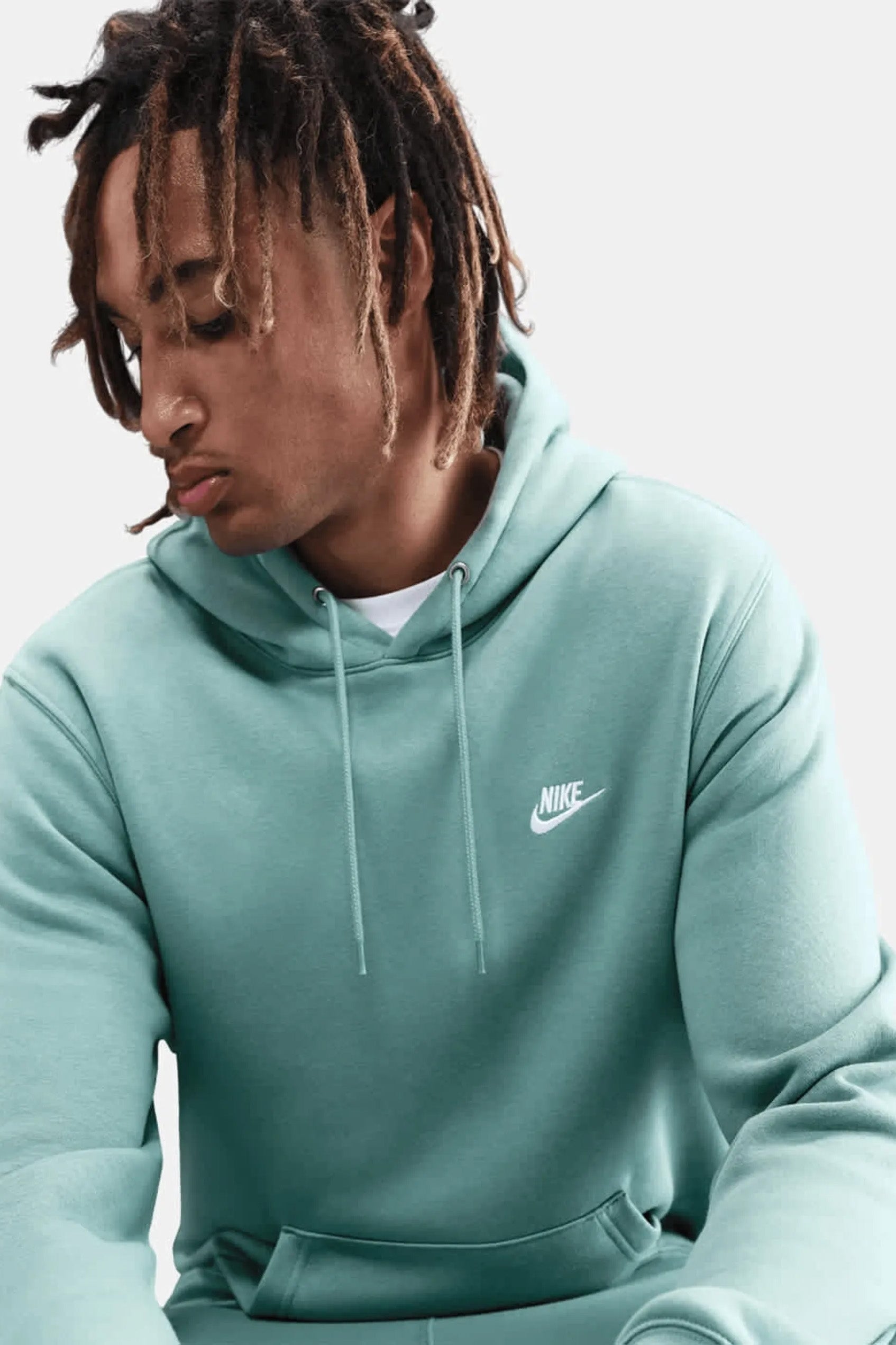 Sportswear Club Fleece Kapuzensweatshirt - Denim Turquoise