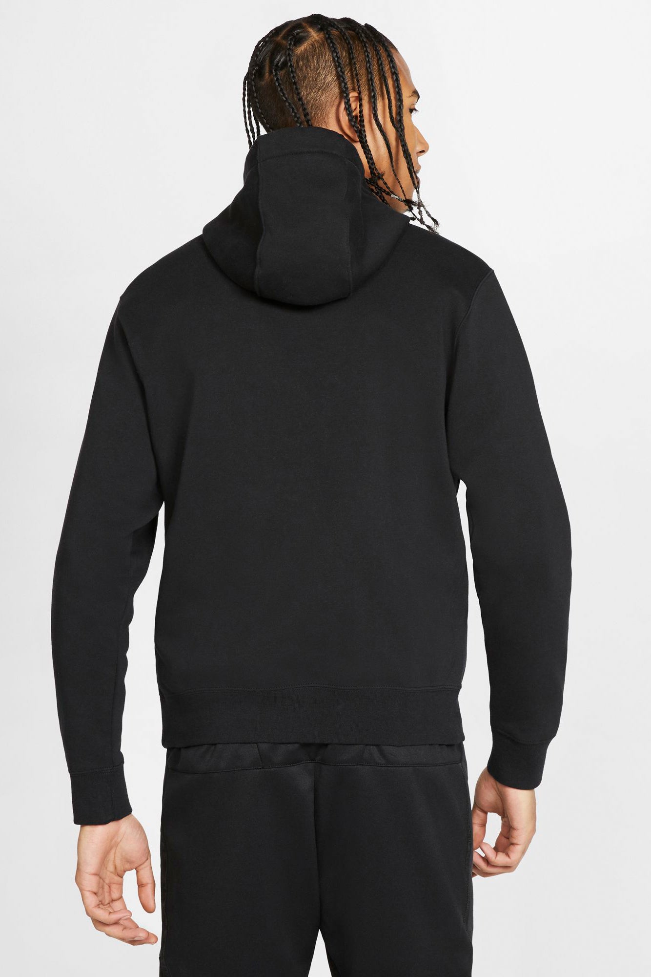 Sportswear Club Kapuzensweatjacke - Black