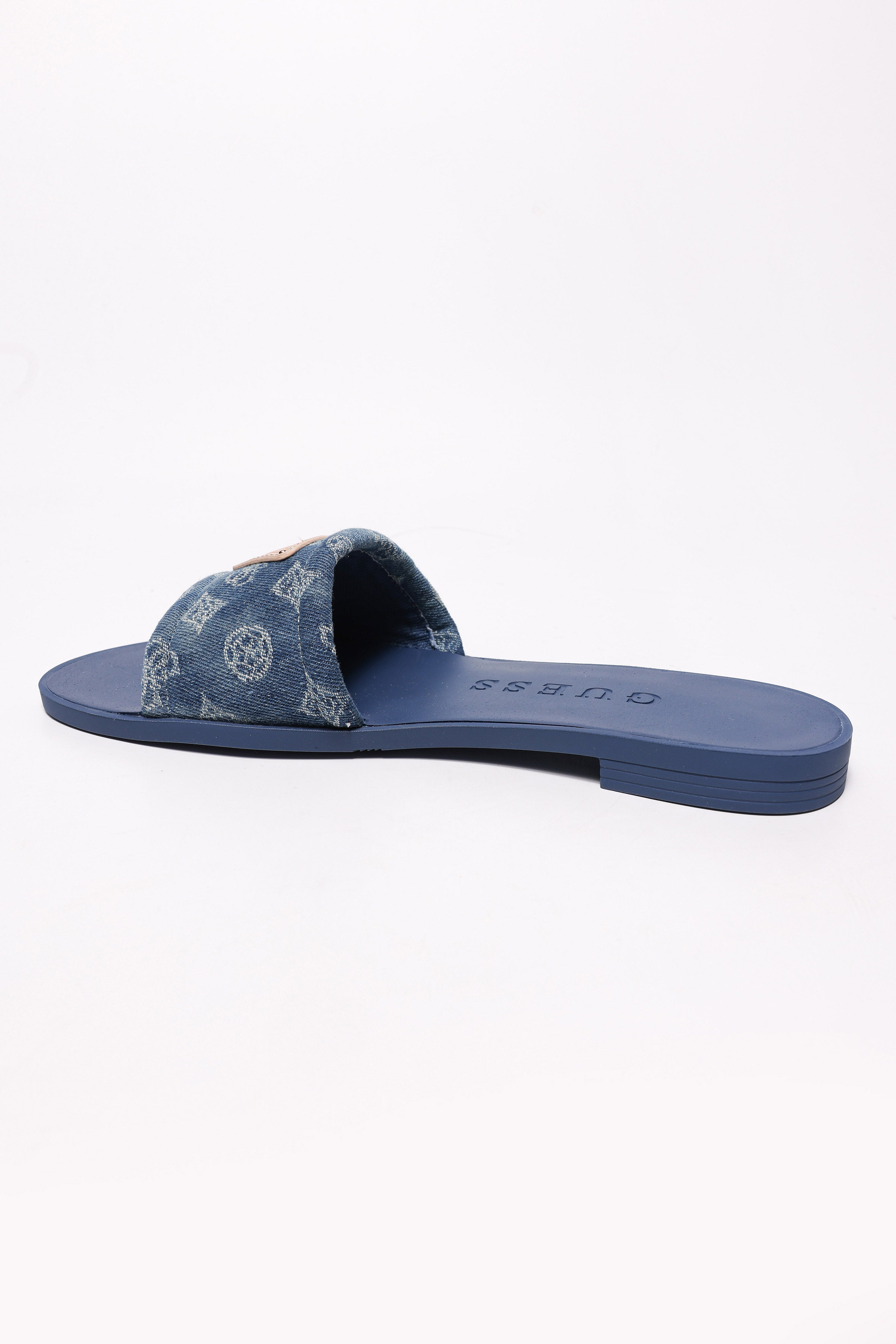 Elysone Jeans Pantoletten - Blue