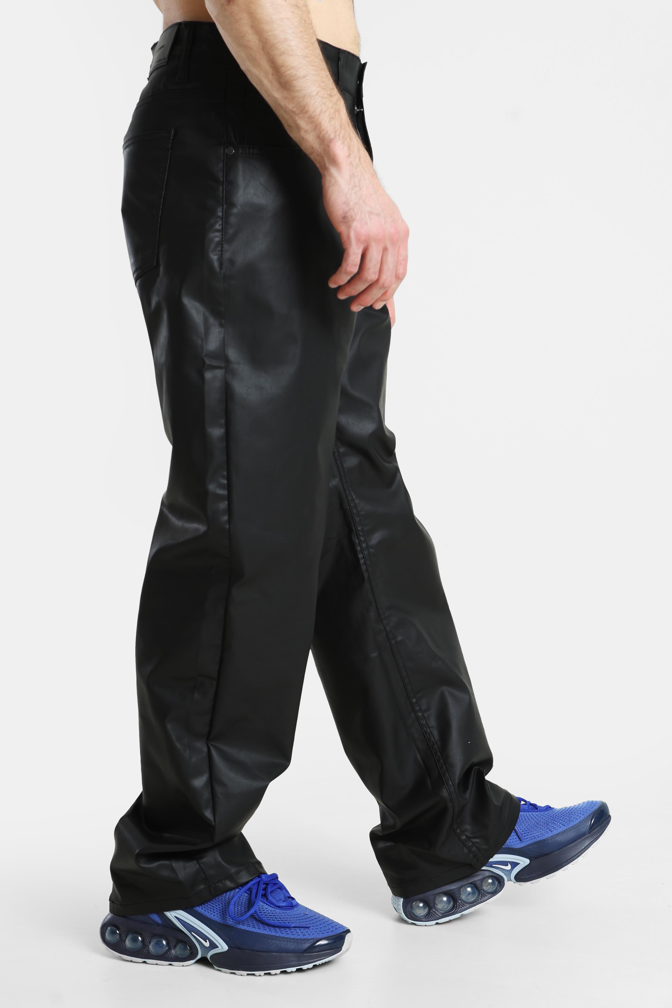 Kunstlederhose - Black
