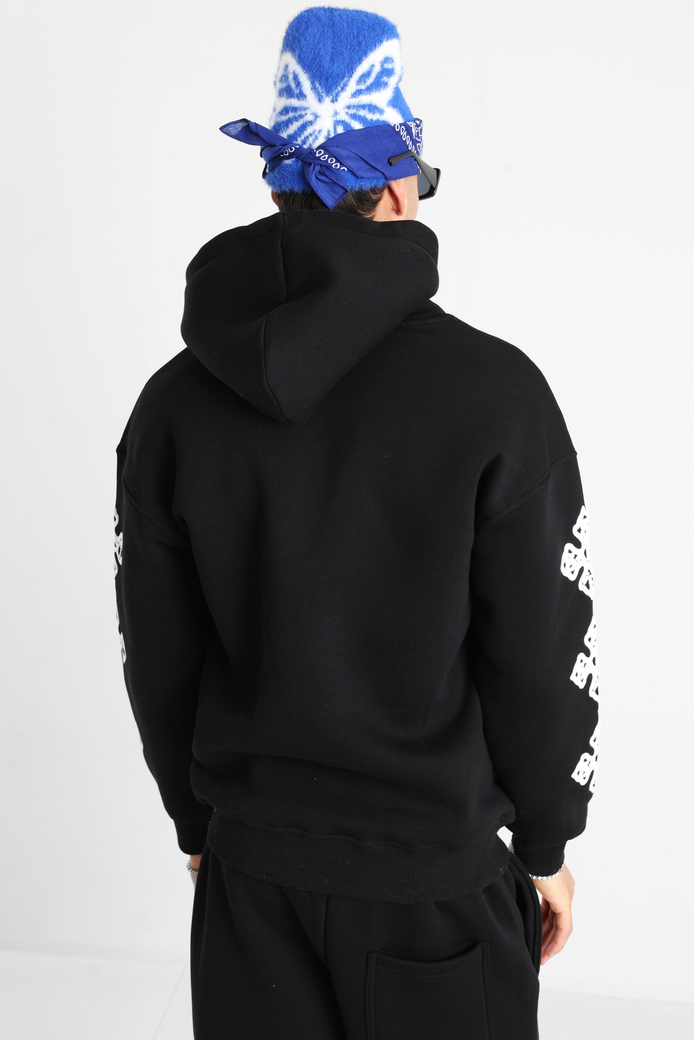 Kapuzensweatshirt - Black