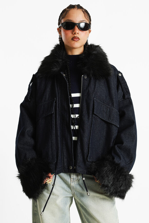 Jeansjacke - Raw Denim