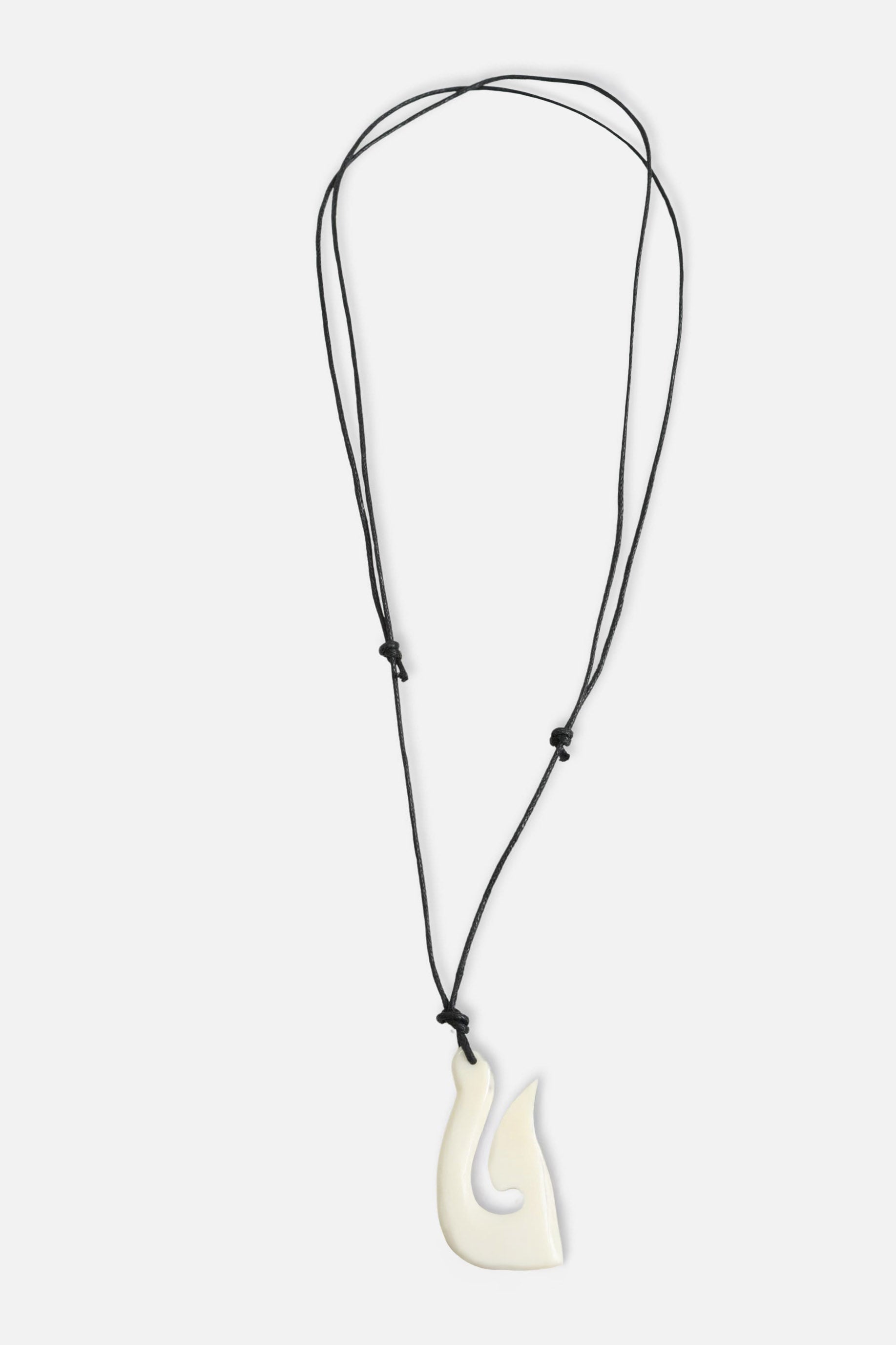 Halskette - Offwhite + Black