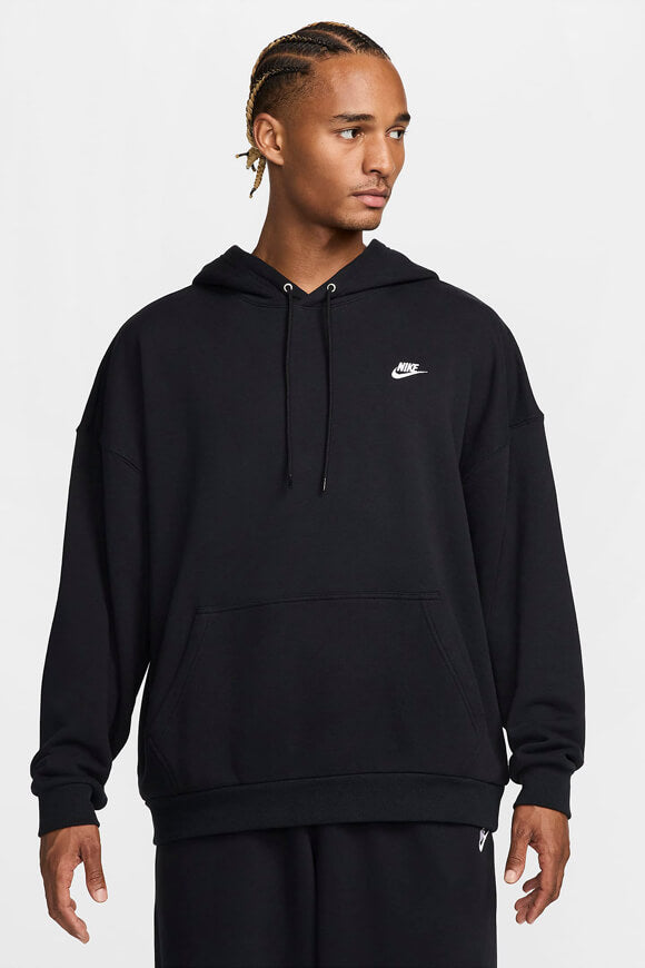 Club Fleece Oversize Kapuzensweatshirt - Black