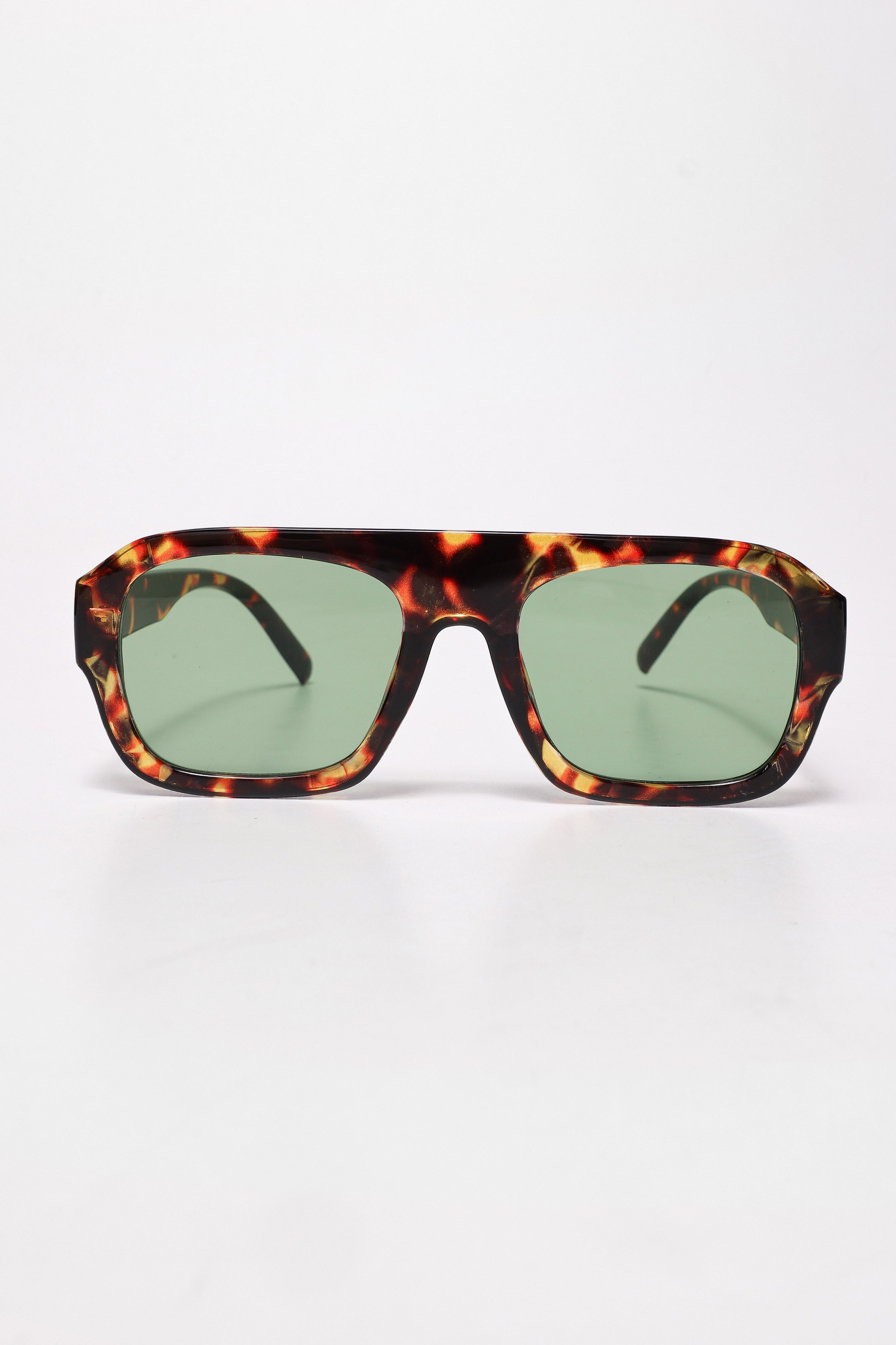 Brille - Leopard + Green