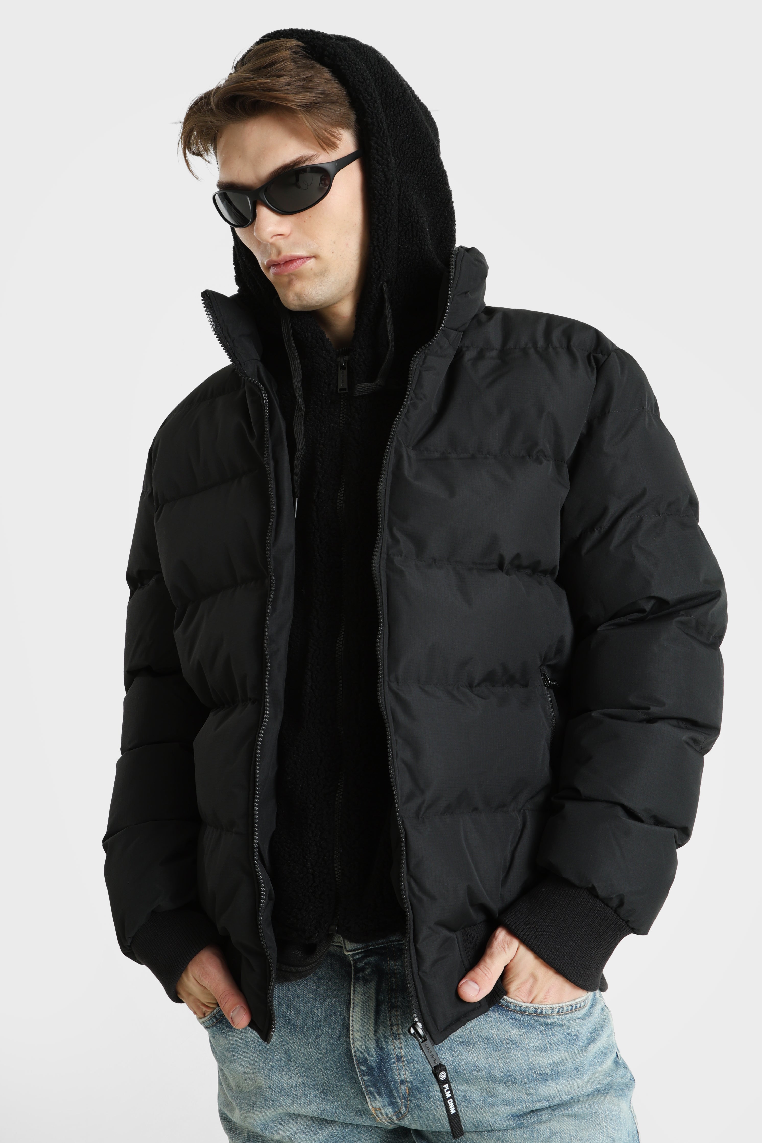 Puffer Bomberjacke - Black