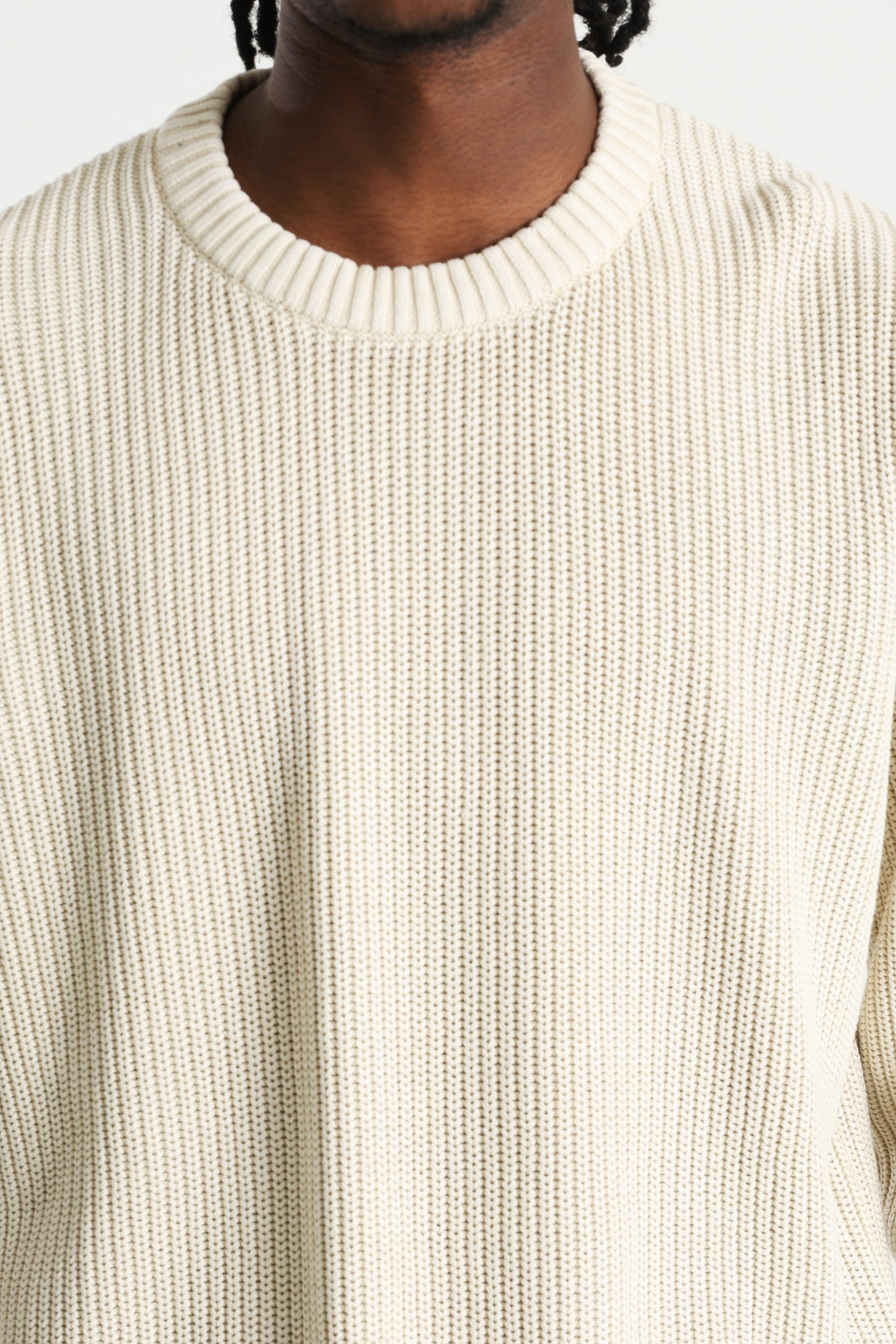Parker Strickpullover - Base Beige