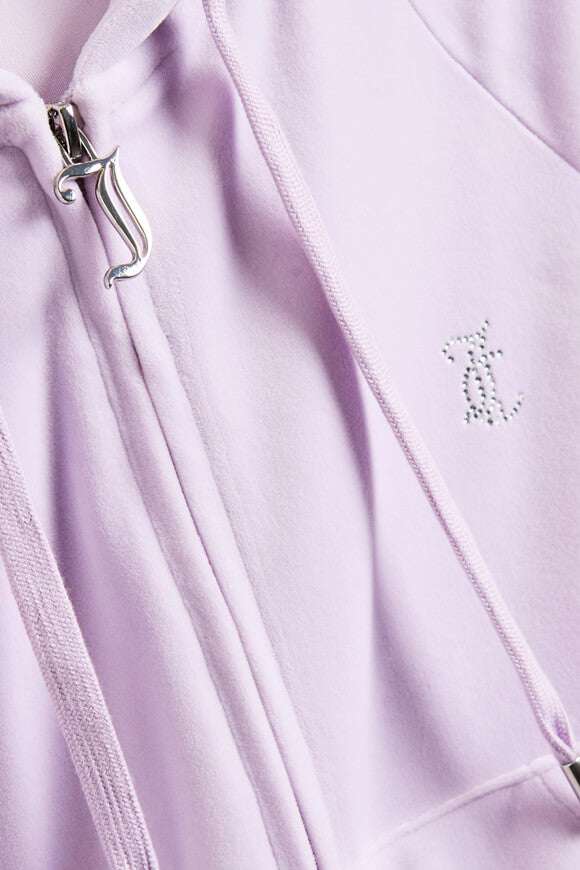 Madison Samt Crop Jacke - Pastel Lilac