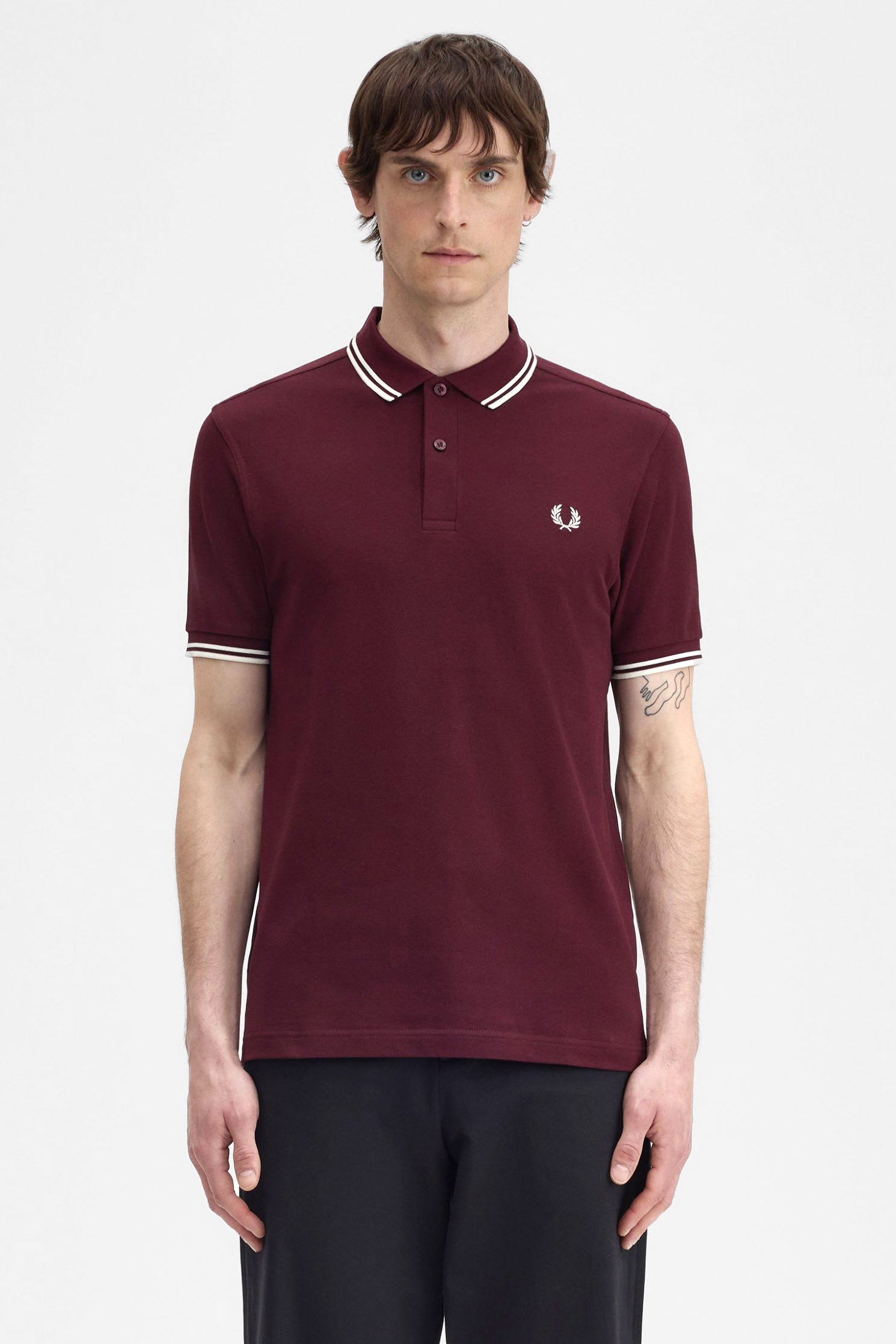 Twin Tipped Poloshirt - Oxblood