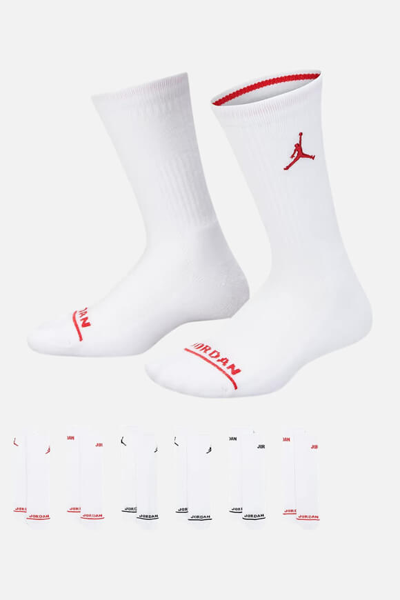 Sechserpack Kids Socken - White