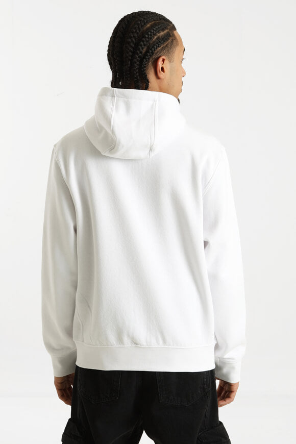 Kapuzensweatjacke - Weiss