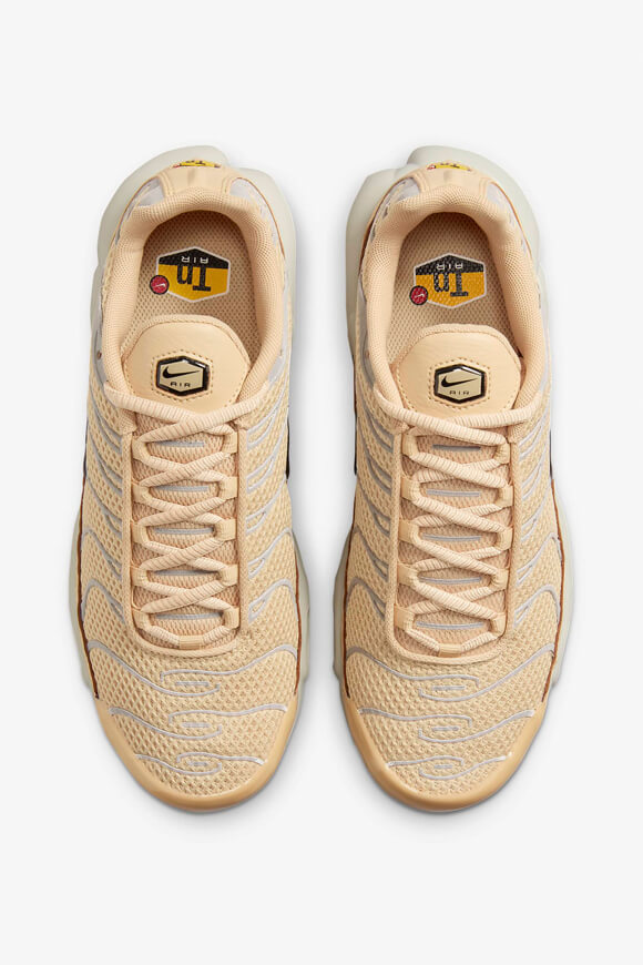 Air Max Plus Sneaker - Sesame + Black+ Metallic Silver