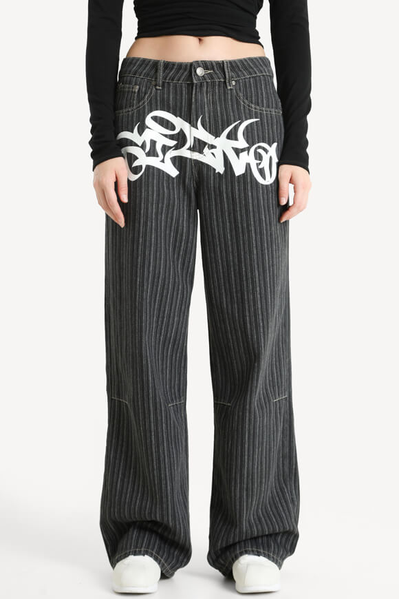 Baggy Jeans - Denim Schwarz