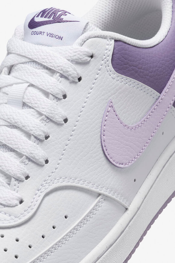 Court Vision Next Nature Sneaker - White + Lilac Bloom