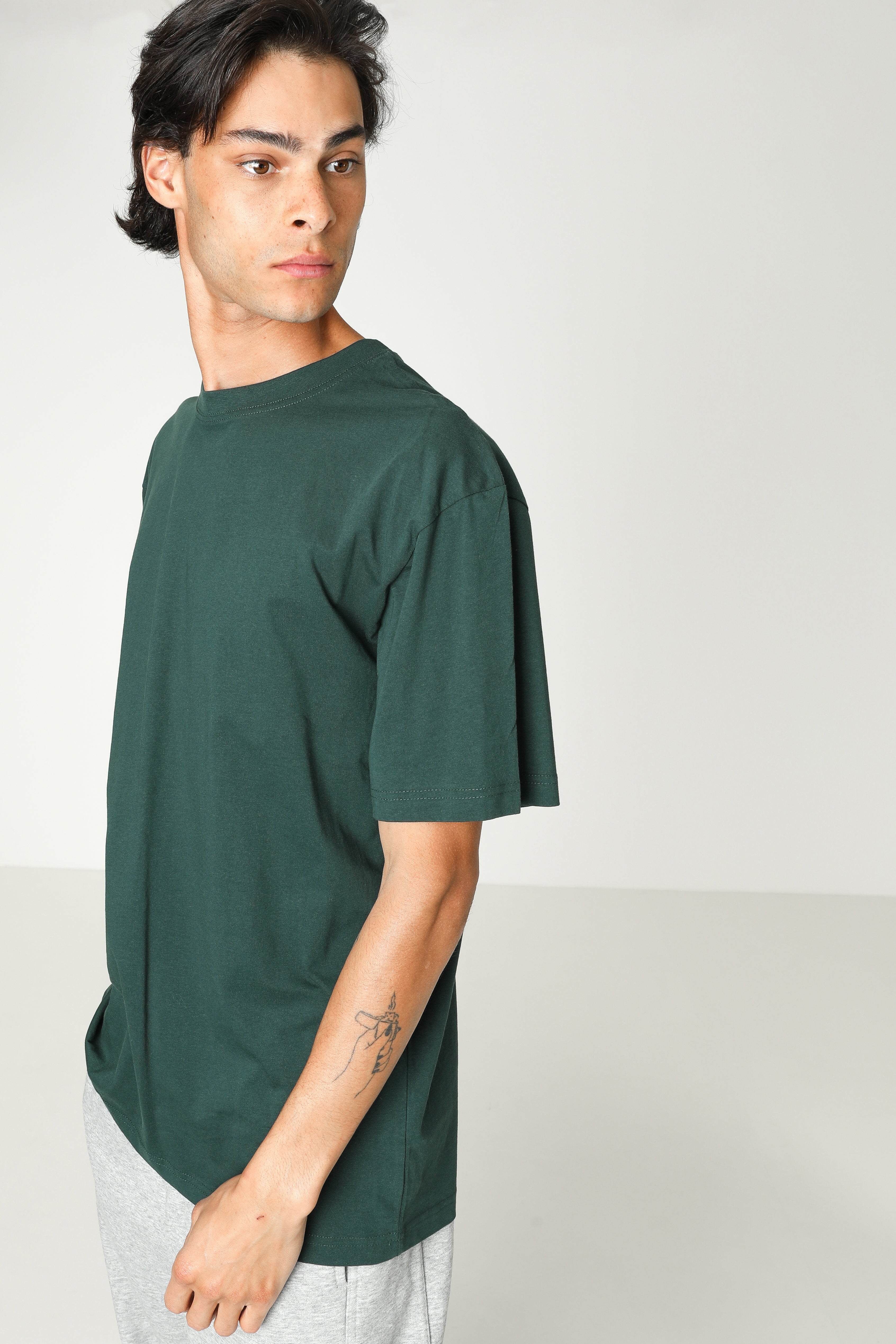 Oversize T-Shirt - Forest Grün