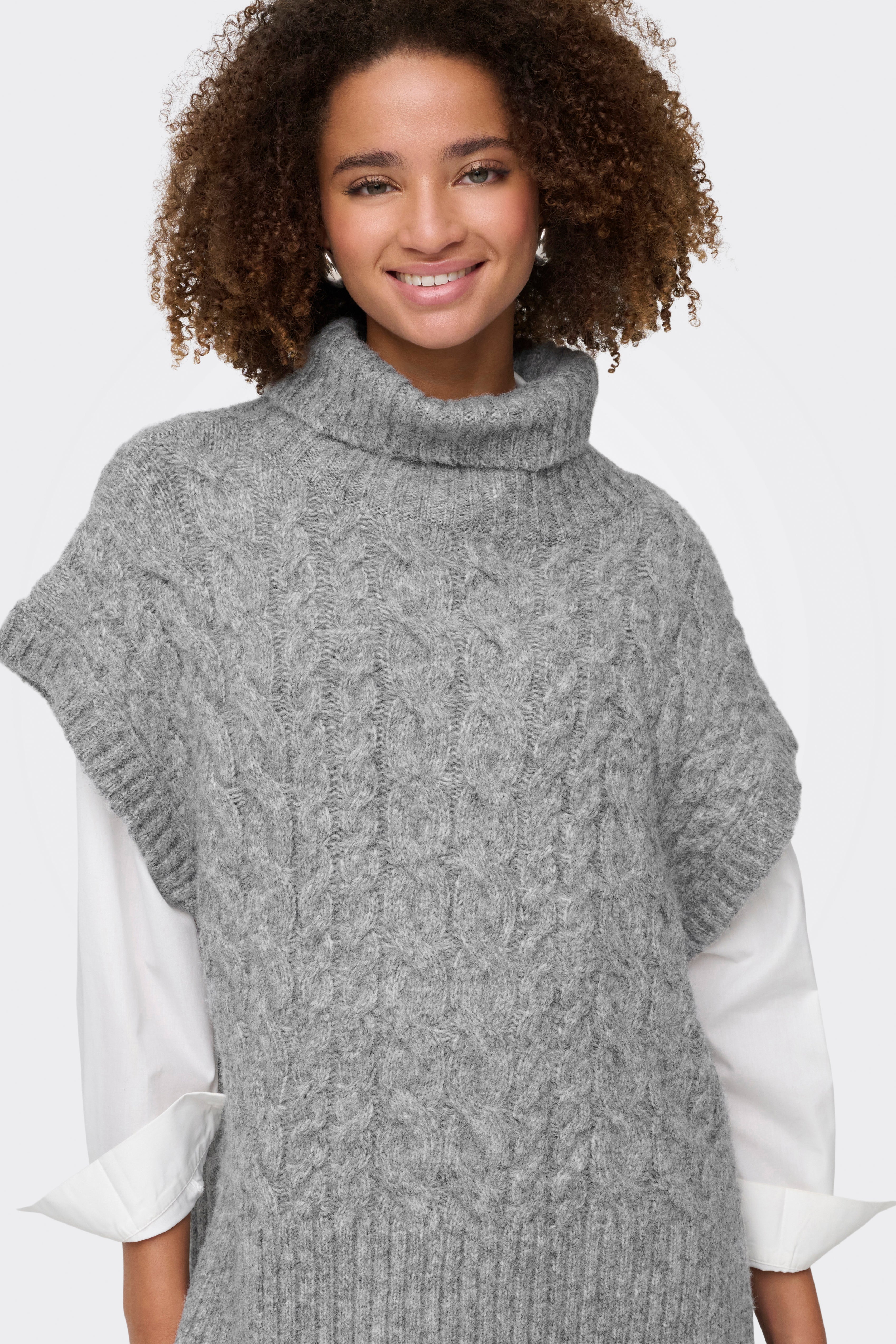 ONLIDA Strickpullunder - Light Grey Melange